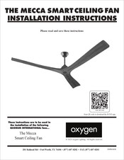 Oxygen Mecca Installation Instructions Manual