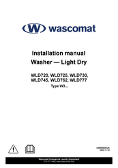 Wascomat WLD720 Installation Manual