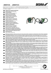 DEDRA DED7410 Instruction Manual