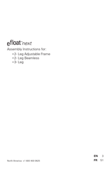 Humanscale efloat next Assembly Instructions Manual