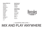 Hercules DJCONTROL MIX ULTRA Instruction Manual
