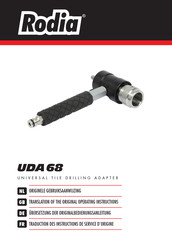Rodia UDA68 Translation Of The Original Operating Instructions
