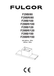 FULGOR F29BR/150 Manual