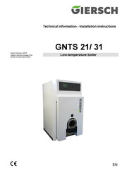Giersch GNTS 21 Technical Information