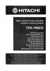 Hitachi TRK-P65EII Operating Manual