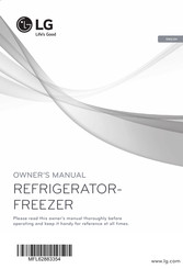 LG GBB329DSJZ Owner's Manual