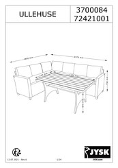 Jysk ULLEHUSE 72421001 Manual
