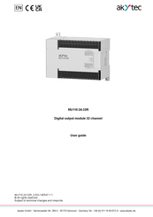 Akytec MU110-24.32R User Manual