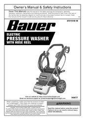 Bauer 20141E-B Owner's Manual & Safety Instructions