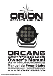 Orion ORCAN6 Owner's Manual
