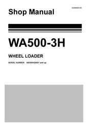 Komatsu WA500-3H Shop Manual
