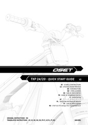 oset TXP 20 Quick Start Manual