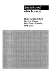 Nordmende RPS 3302 Service Manual
