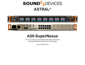 Sound Devices ASTRAL A20-SuperNexus User Manual