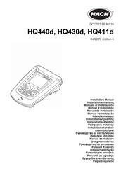 Hach HQ411d Installation Manual