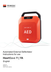 Primedic HeartSave YA Instructions For Use Manual
