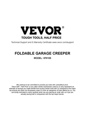 VEVOR XF8105 Manual