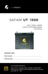 Lion Energy Safari UT 1300 User Manual