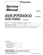 Pioneer AVX-7000 Service Manual