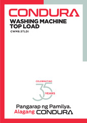 Condura CWM8.5TLDi Manual