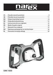 Narex EMX 1600 Original Operating Manual