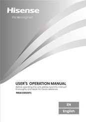 Hisense RB5K330GSFC User's Operation Manual