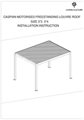 Living Culture Caspian Installation Instruction