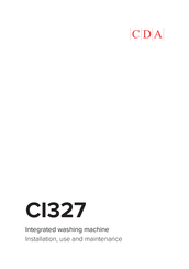 CDA CI327 Installation, Use & Maintenance Manual
