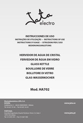 Jata electro HA702 Instructions For Use Manual