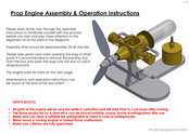 Kontax Prop Engine Assembly & Operation Instructions