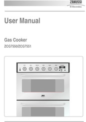 Electrolux Zanussi ZCG7550 User Manual