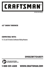 Craftsman CMXGZBF71248371 Instruction Manual