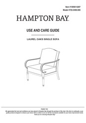 HAMPTON BAY 1005614287 Use And Care Manual