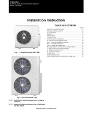 Carrier 45MBFAQ16XA3 Installation Instruction
