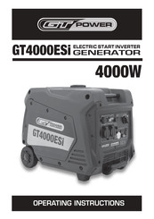 GT POWER GT4000ESi Operating Instructions Manual