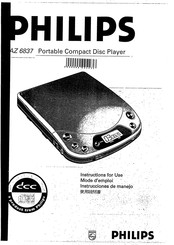 Philips AZ6837 Instructions For Use Manual