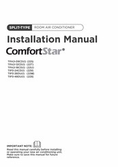 ComfortStar TIP3-48DU Installation Manual