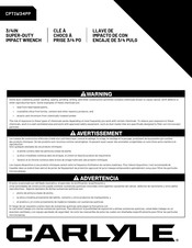 Carlyle CPTIW34PP Quick Start Manual