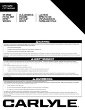 Carlyle CPTIW1PG6E Quick Start Manual