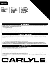 Carlyle CPTIW12 Quick Start Manual