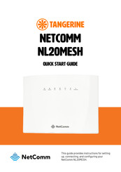 Tangerine NetComm NL20MESH Quick Start Manual