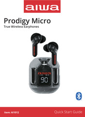 Aiwa Prodigy Micro Quick Start Manual
