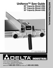 Delta Unifence U30 Instruction Manual