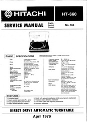 Hitachi HT-660 Service Manual