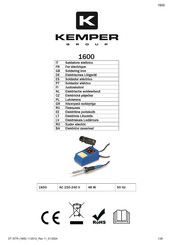 Kemper 1600 Manual