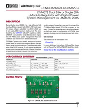 Analog Devices Linear ADI Power DC2638A-C Demo Manual