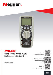 Megger AVO 840 User Manual