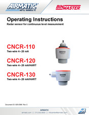 BINMASTER CNCR-110 Operating Instructions Manual