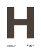 Homend HURRICLEAN 1231H User Manual
