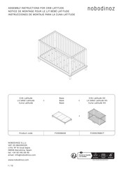 nobodinoz LATITUDE F23S5BAE Assembly Instructions Manual